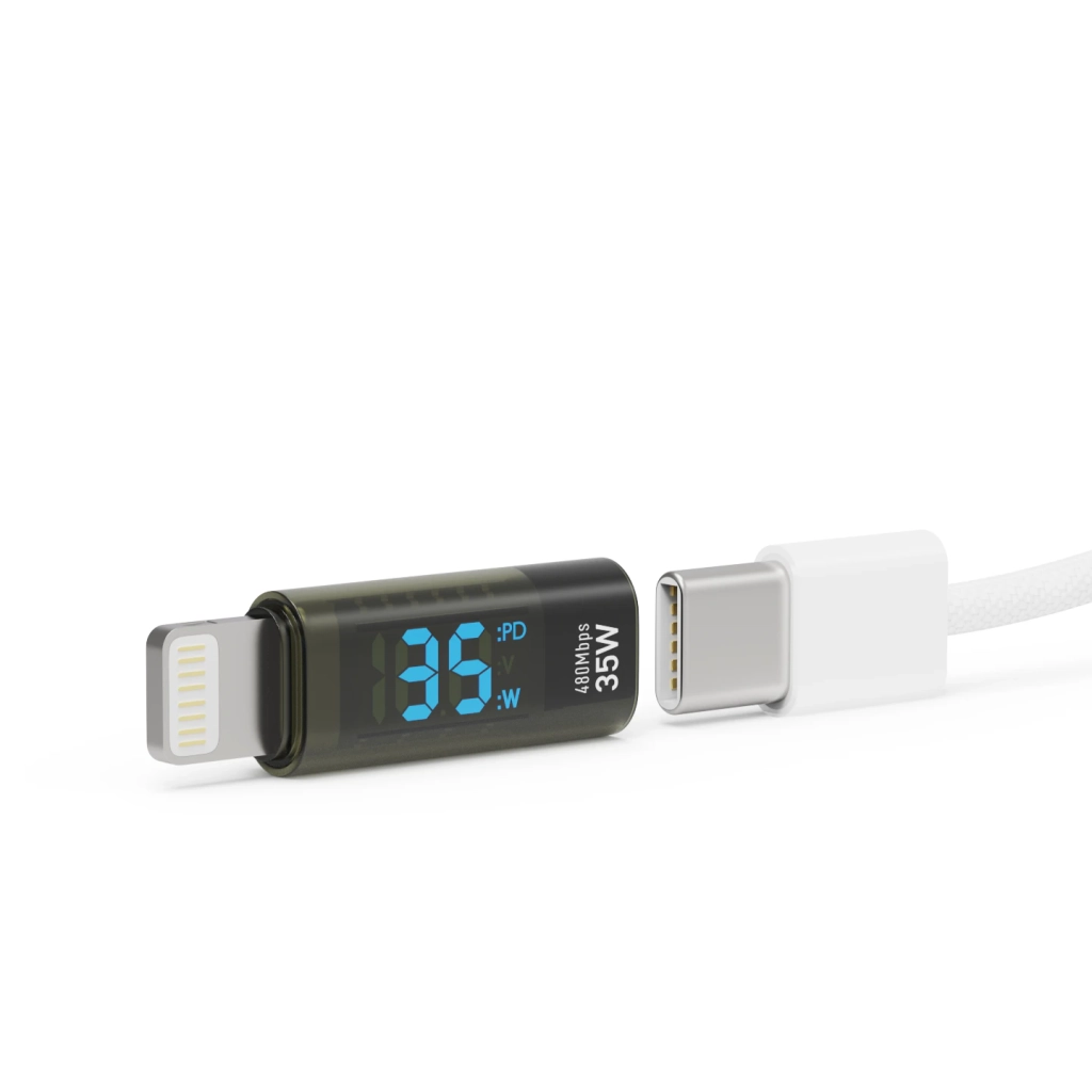 35W 数显充电转接头 iPhone Lightning/Type-C 功率测试器