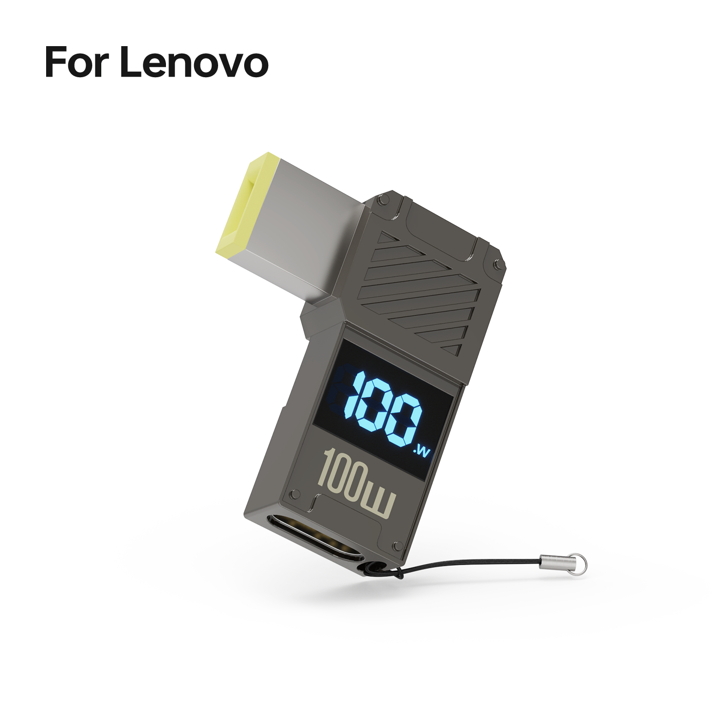 CH2015A 数显款 USB-C PD诱骗充电转接头 联想方口