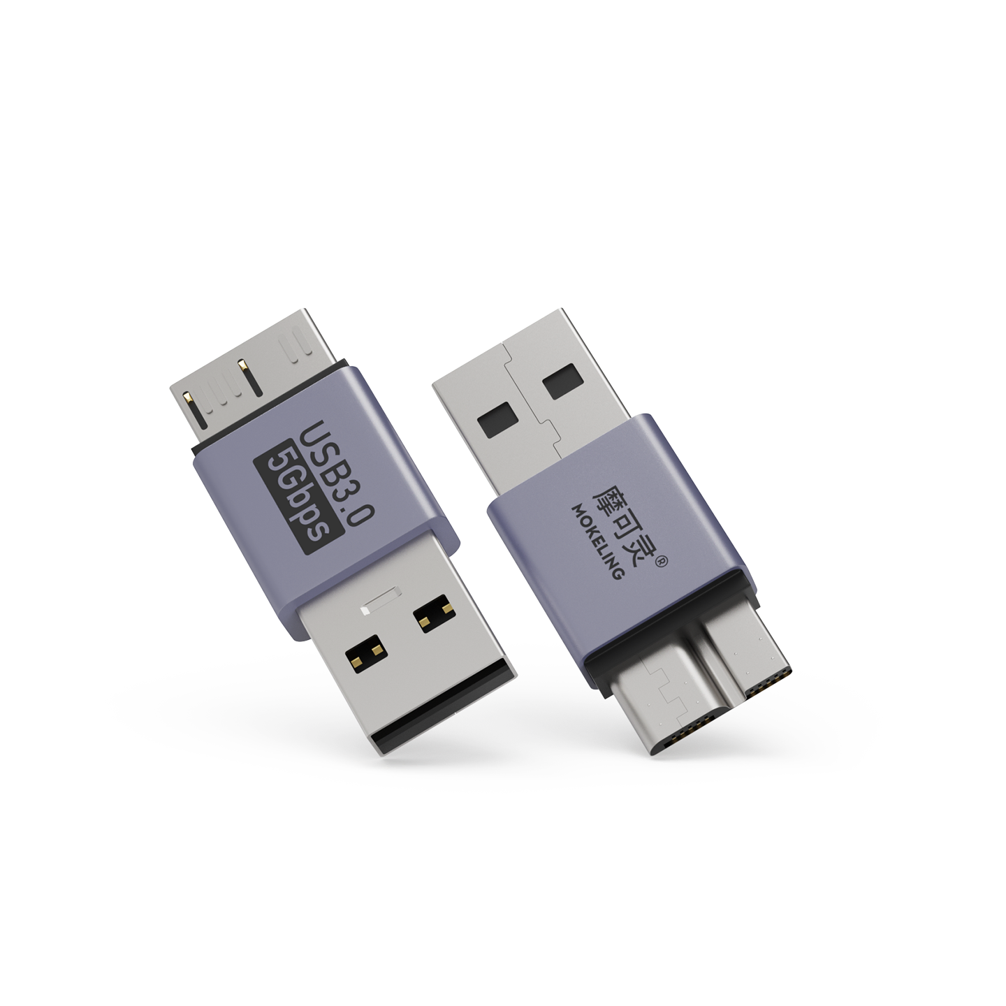 CH2103B-03 A公 → Micro B公 转接头