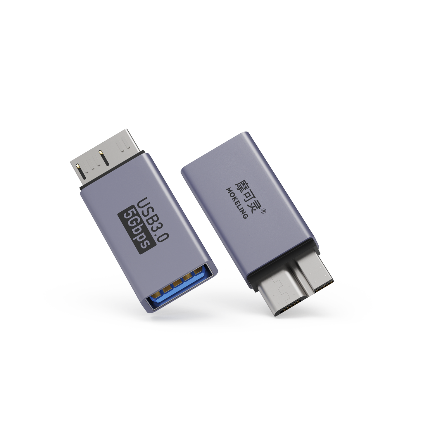 CH2103B-04 A母 → Micro B公 转接头