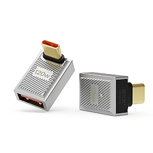 CH2103J-05 立体弯 USB-C转USB-A转接头
