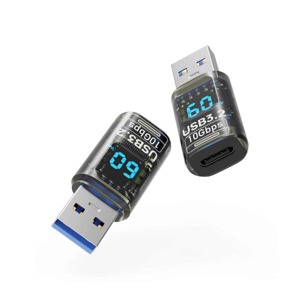 36W 数显 USB 转接头 充电功率测试器