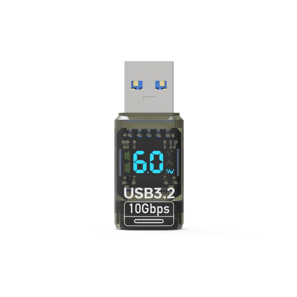 36W 数显 USB 转接头 充电功率测试器