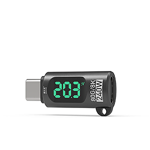 CH2106-240 黑色 USB4 数显转接头