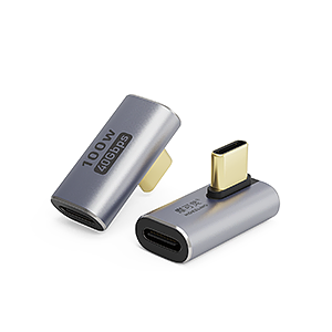 CH2240G-04 C公对C母中弯 USB4转接头