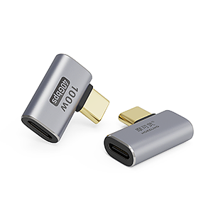 CH2240G-06 C公对C母侧弯 USB4转接头