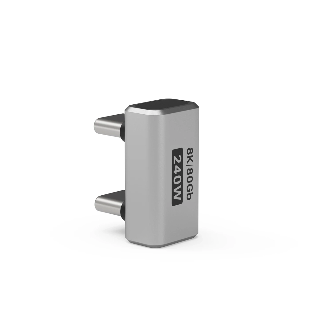 USB4 80Gbps 全功能 Type-C 转接头（U型弯）