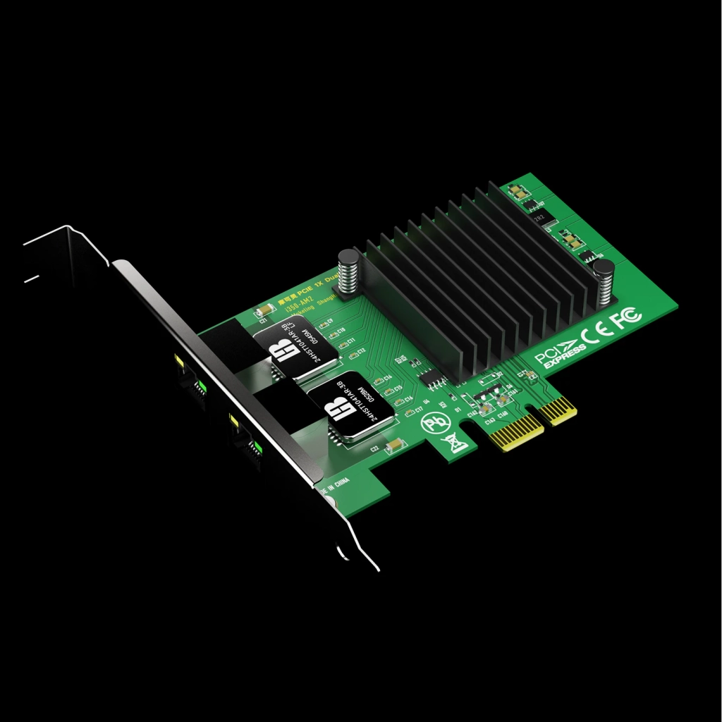 PCI-E Intel芯片i350 软路由/虚拟化原生 双口千兆网卡