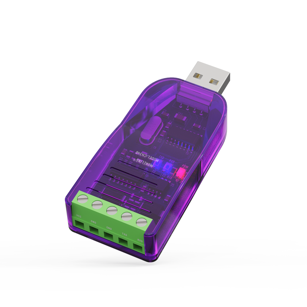 USB转TTL 串口转换器双保护双隔离