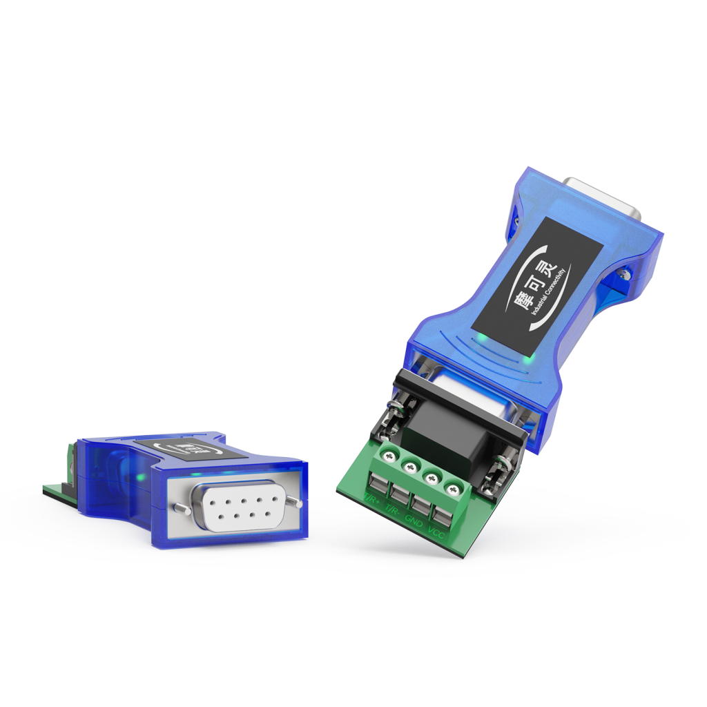 RS232转RS485 双向无源转换器光电隔离