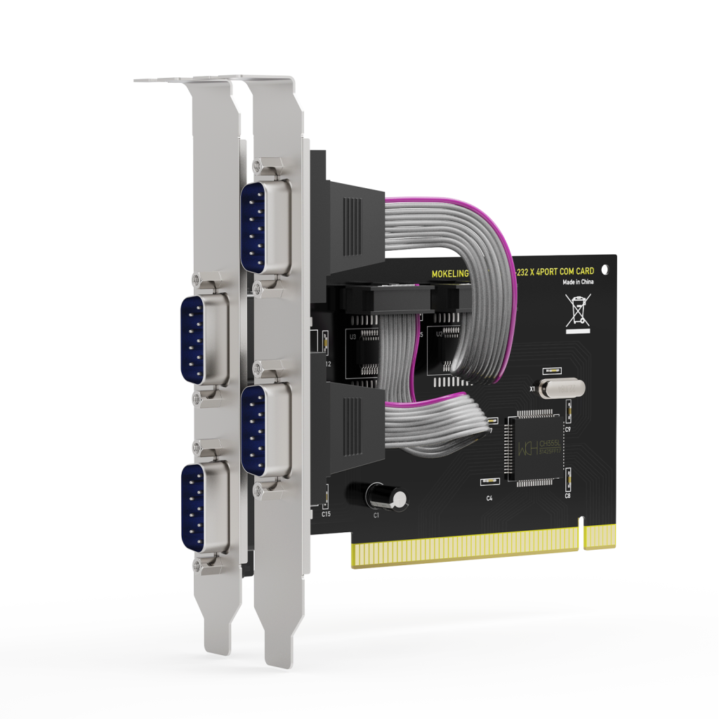 PCI 转 RS-232四串口卡 稳定版