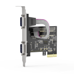 PCI-E 转RS-232双串口卡 高性能工业级