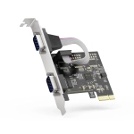 PCI-E 转RS-232双串口卡 高性能工业级