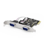 PCI-E 转RS-232双串口卡 高性能工业级